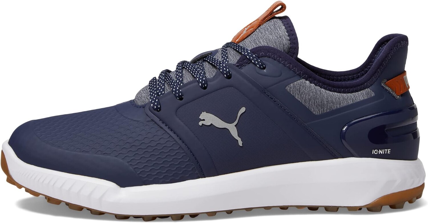 Кроссовки PUMA Golf Ignite Elevate Golf Shoes, цвет Puma Navy/Puma Silver — фото 4