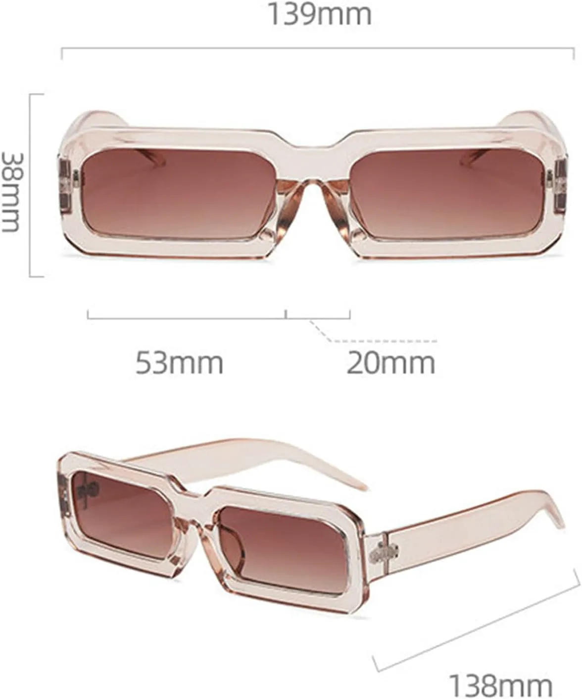 

Willochra Модные маленькие прямоугольные солнцезащитные очки для женщин в стиле ретро 90-х с защитой UV400, модные квадратные солнцезащитные очки для мужчин, C4