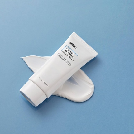 Aqua Soothing Sun Cream - корейский физический солнцезащитный крем, увлажняющий УФ Rovectin — фото 2