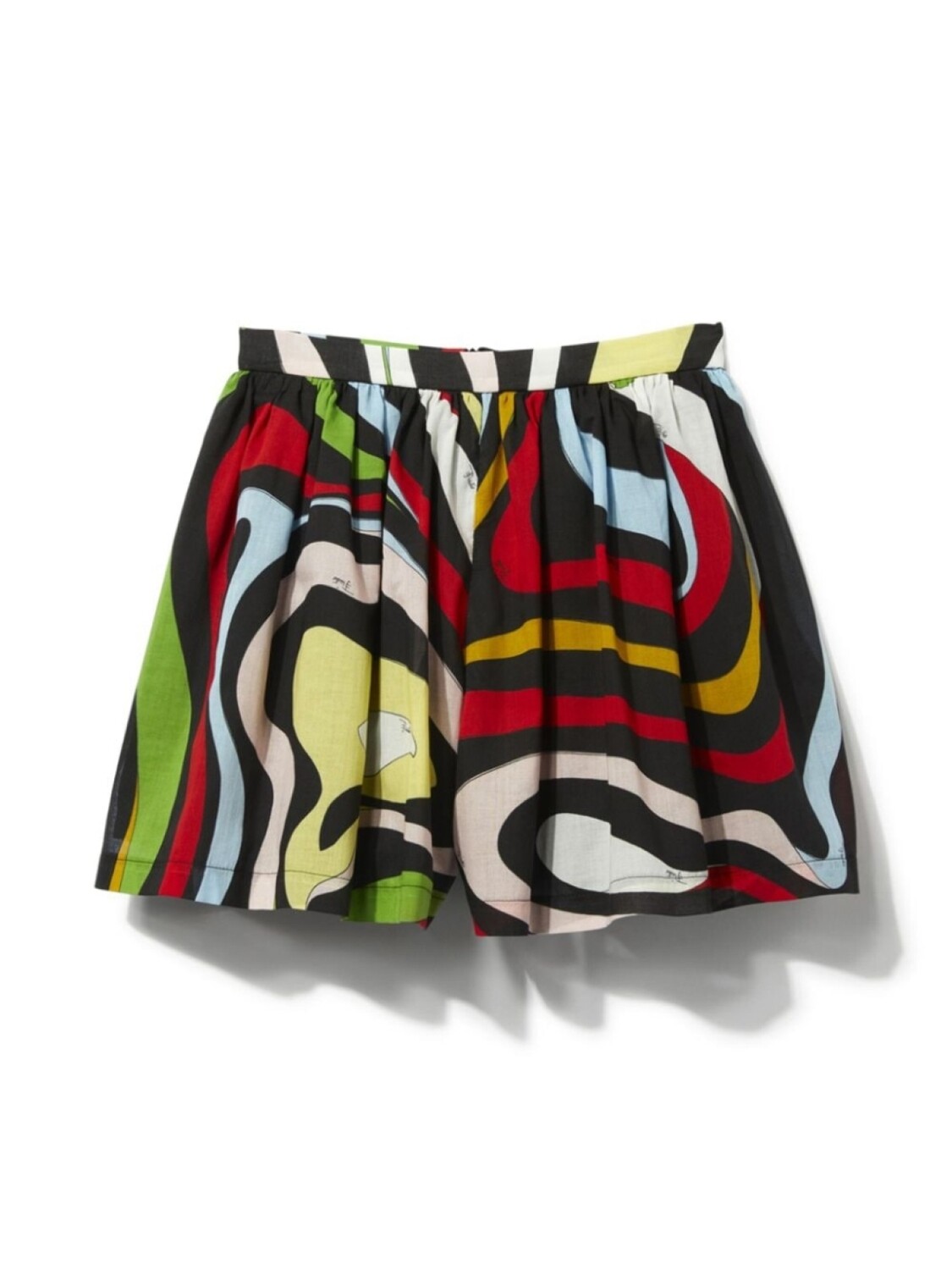 

PUCCI Junior юбка мини с принтом Marmo, черный