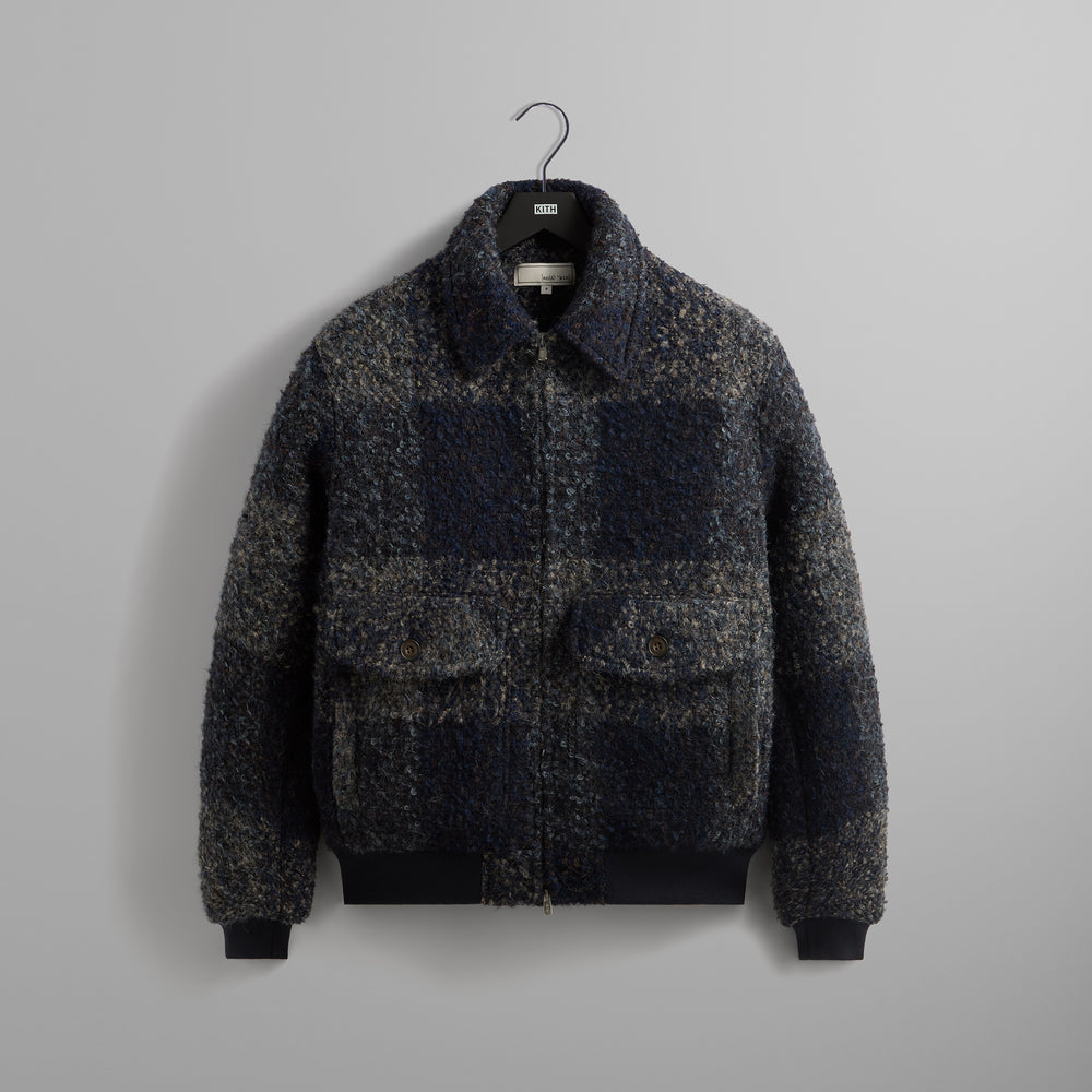 

Куртка &Kin Boucle Check Hawthorne Flight Jacket, цвет Vista