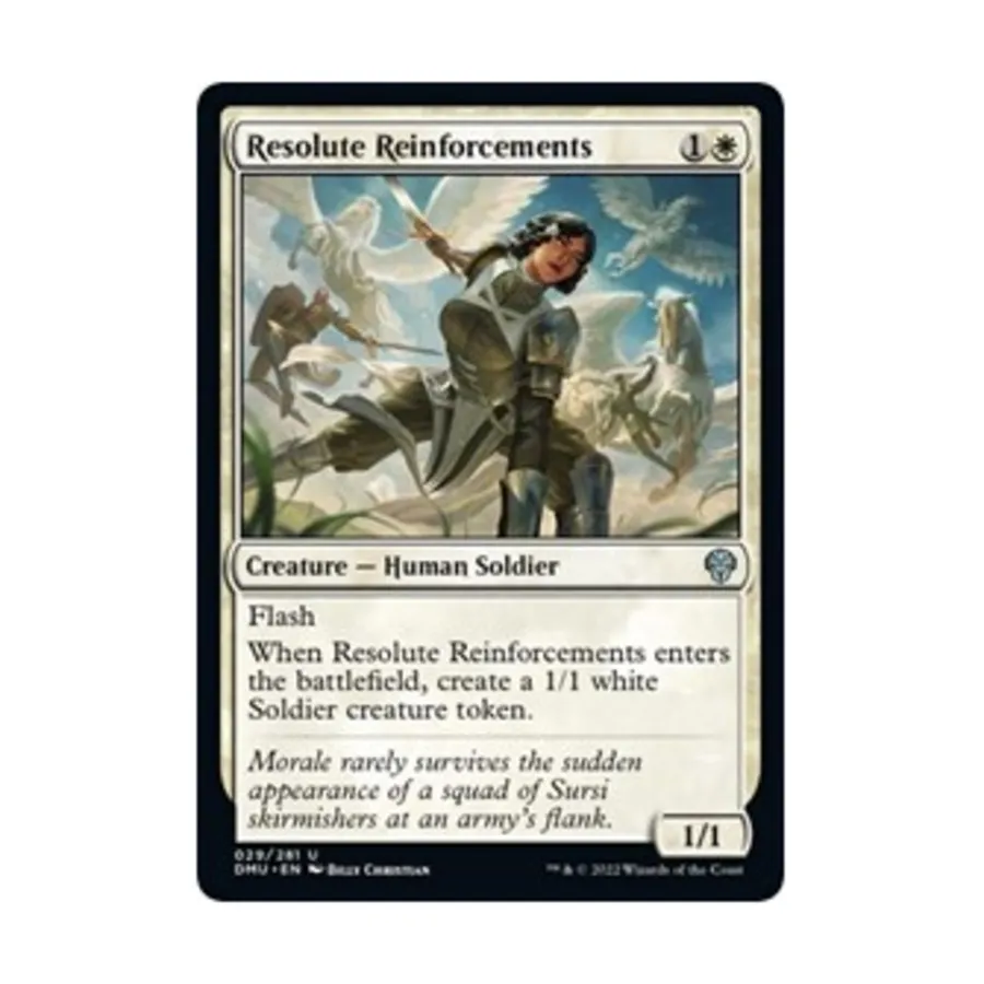 

CCG Решительные подкрепления (U), MTG - Dominaria United