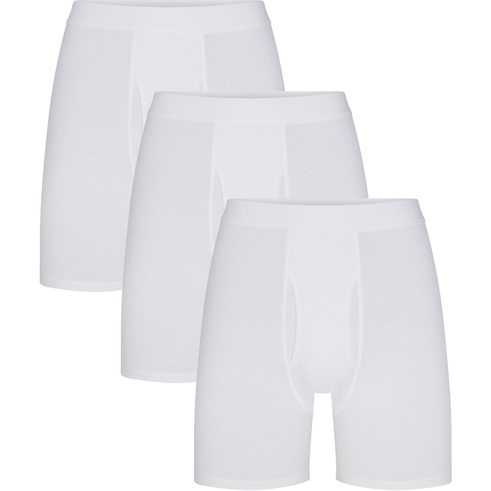 

Базовые мужские боксеры-слипы Cotton Boxer Brief 3 Pack трусы мужские 3 шт CHALK/Chalk Skims, 3 Pack Chalk/Chalk