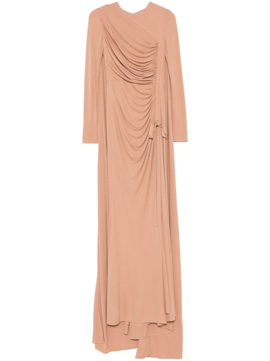 

Платье с драпировкой Elie Saab, нейтральный цвет