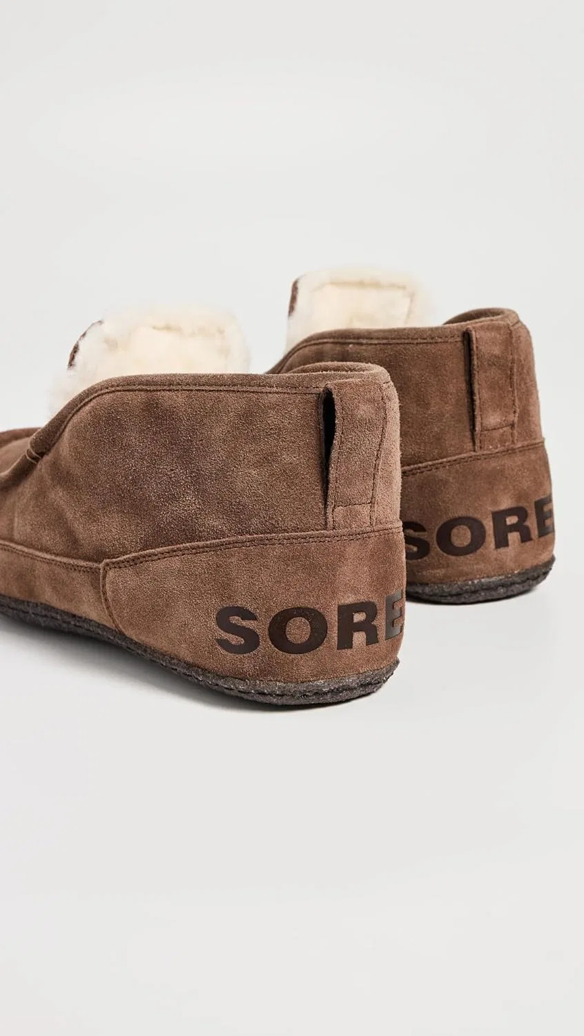Тапочки мокасины Sorel, Tobacco/Blackened Brown — фото 4