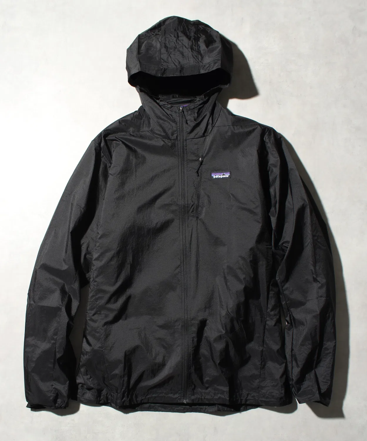 Куртка Houdini Jacket Patagonia из переработанного нейлона чёрная