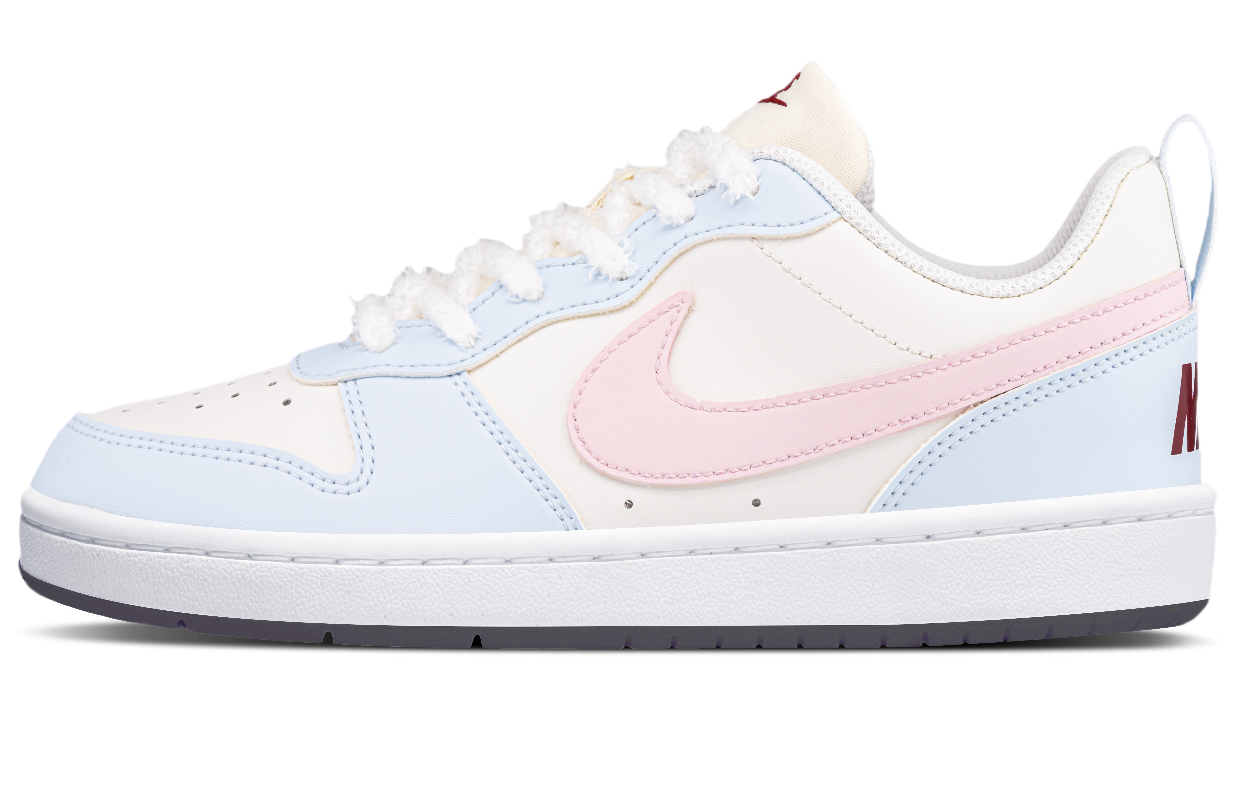 

Кроссовки Nike Court Borough Skateboarding Shoes Women's Low-top Pink/Beige, голубой, Синий, Кроссовки Nike Court Borough Skateboarding Shoes Women's Low-top Pink/Beige, голубой