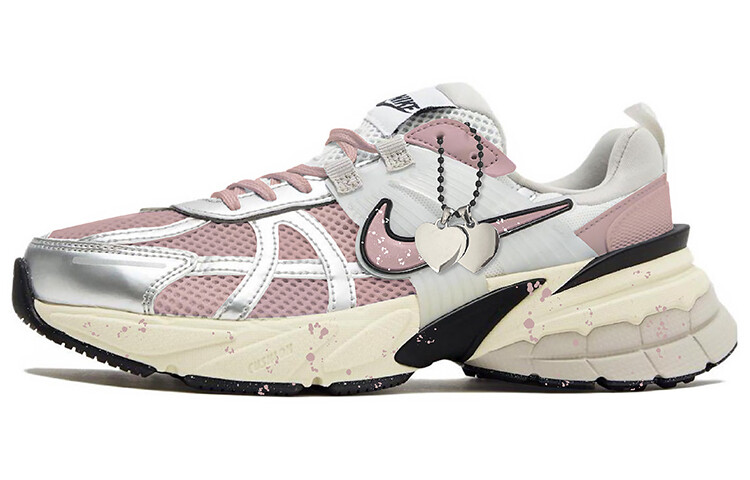 

Кроссовки для бега V2K Run женские с низким верхом розовый/серебряный Nike, цвет Lotus Color