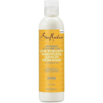 

SheaMoisture Невесомое увлажняющее средство для распутывания влагостойких вьющихся вьющихся волос с низкой пористостью, легкий вес 8 унций Shea Moisture