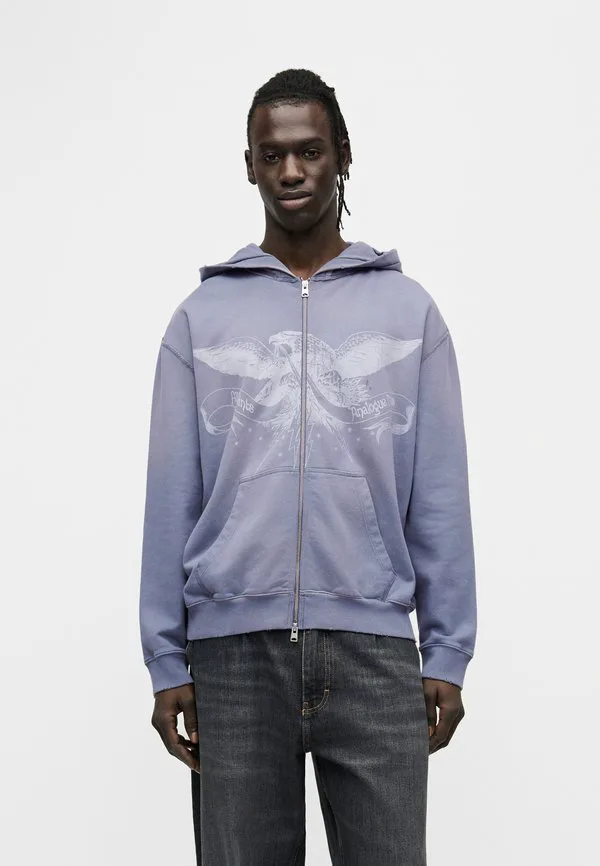 

Толстовка aeterna на молнии Allsaints, Slatewash Blue, Серый, Толстовка aeterna на молнии Allsaints, Slatewash Blue