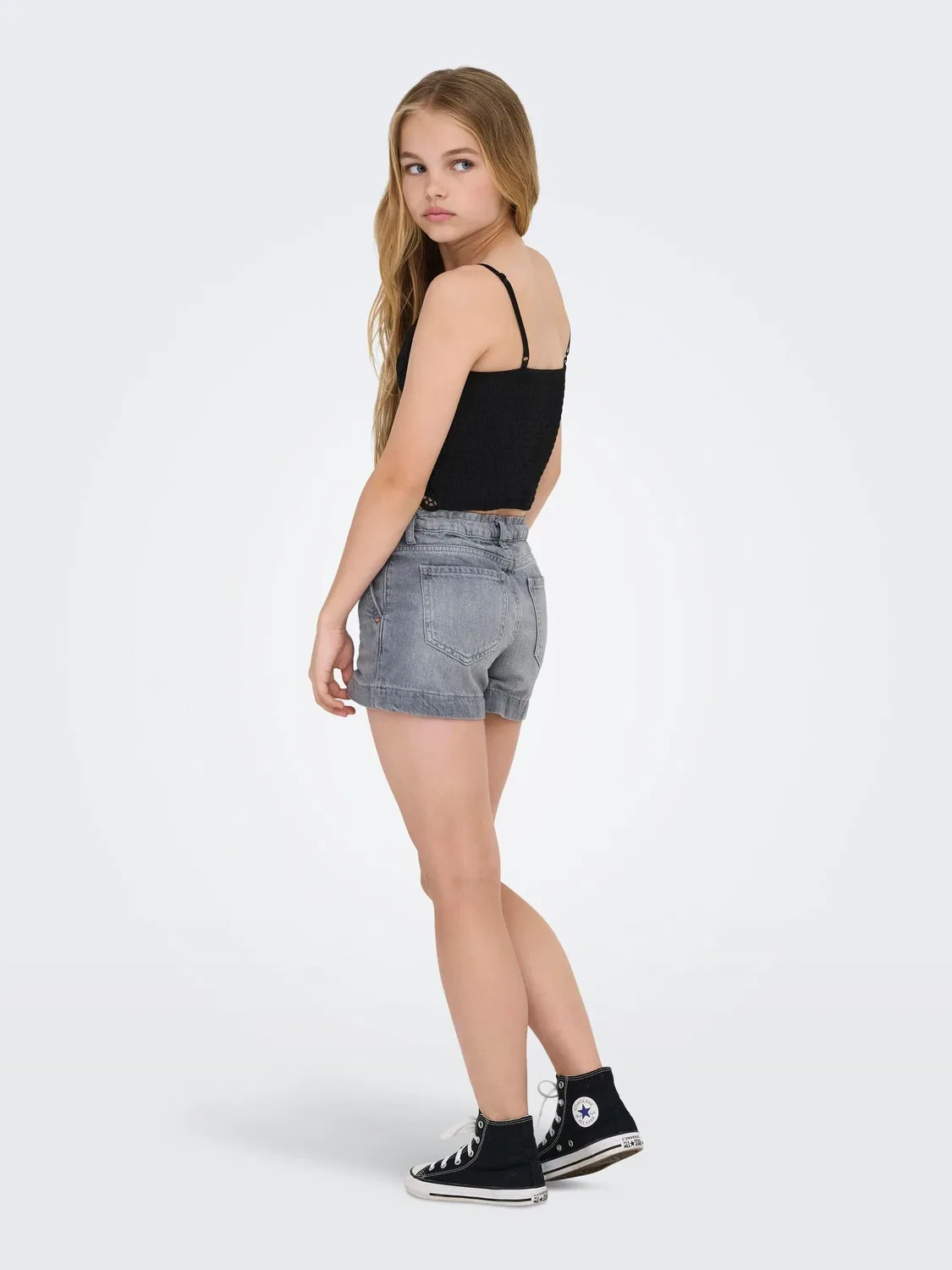 Шорты джинсовые, Medium Grey Denim, KIDS ONLY, medium grey denim — фото 4
