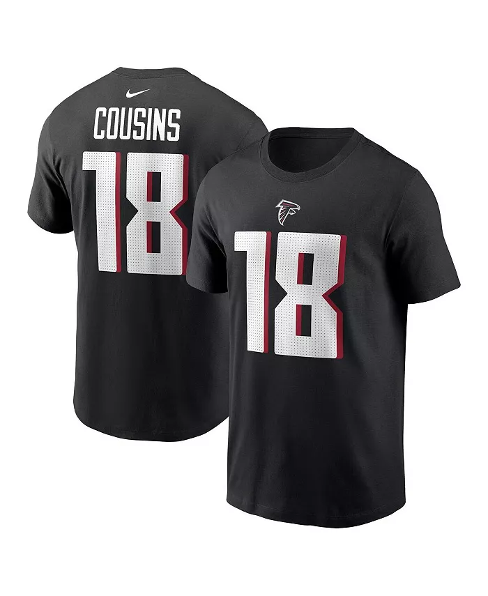 

Футболка Nike с именем и номером игрока Kirk Cousins, мужская, черная, Atlanta Falcons Fanatics