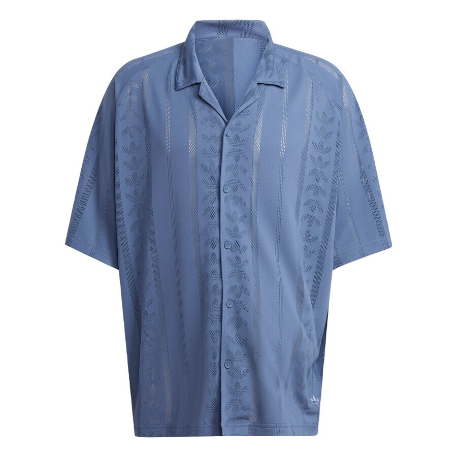 

Повседневная рубашка ADIDAS ORIGINALS Comfort fit Button Up Shirt, синий