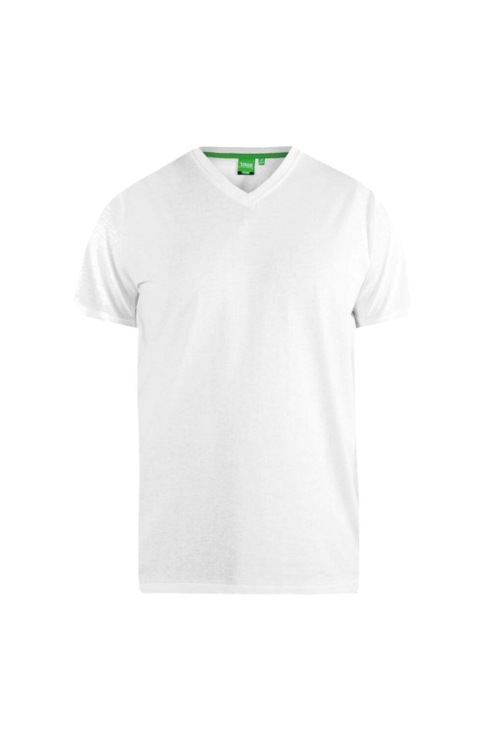 

D555 Хлопковая футболка Kingsize Signature-1 Duke Clothing, белый