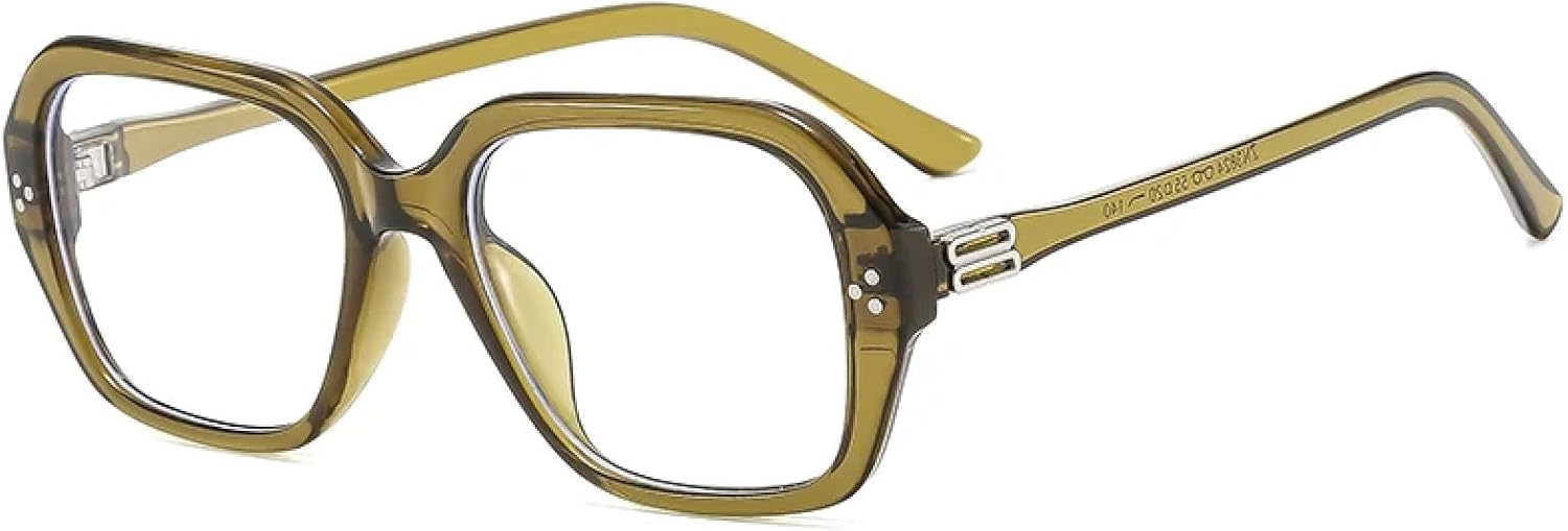 

Солнцезащитные очки с защитой от УФ-излучения UV400 | Маленькая оправа | Универсальные | Для женщин и мужчин | Для занятий спортом на открытом воздухе и вождения DSVIGF, Clear Green