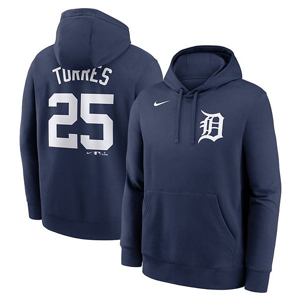 Толстовка с капюшоном Gleyber Torres Detroit Tigers, цвет navy Nike