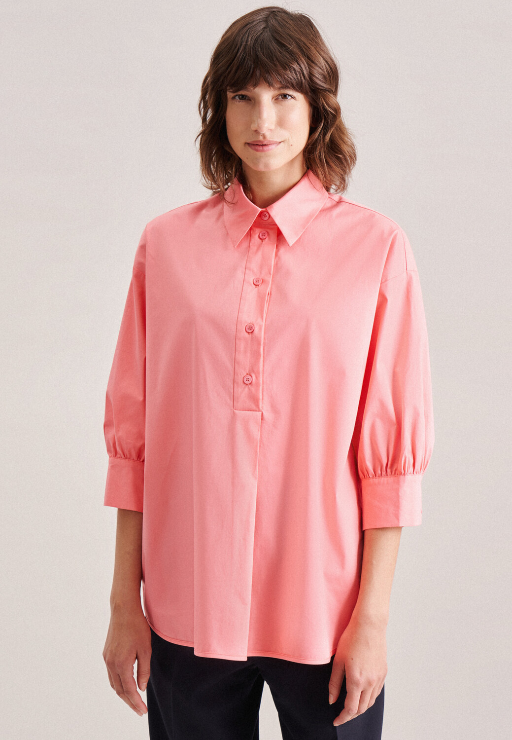 

Блуза Seidensticker Schlupf Oversized, цвет Rosa/Pink