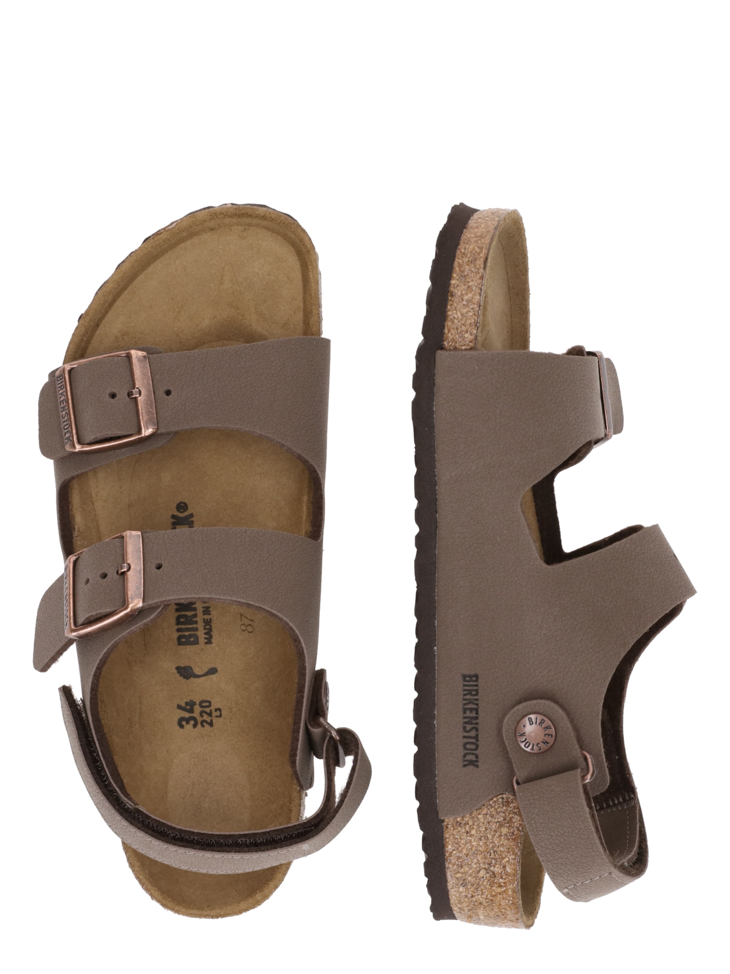 BIRKENSTOCK Сандалии 'Milano' в цвете Mocha — фото 2