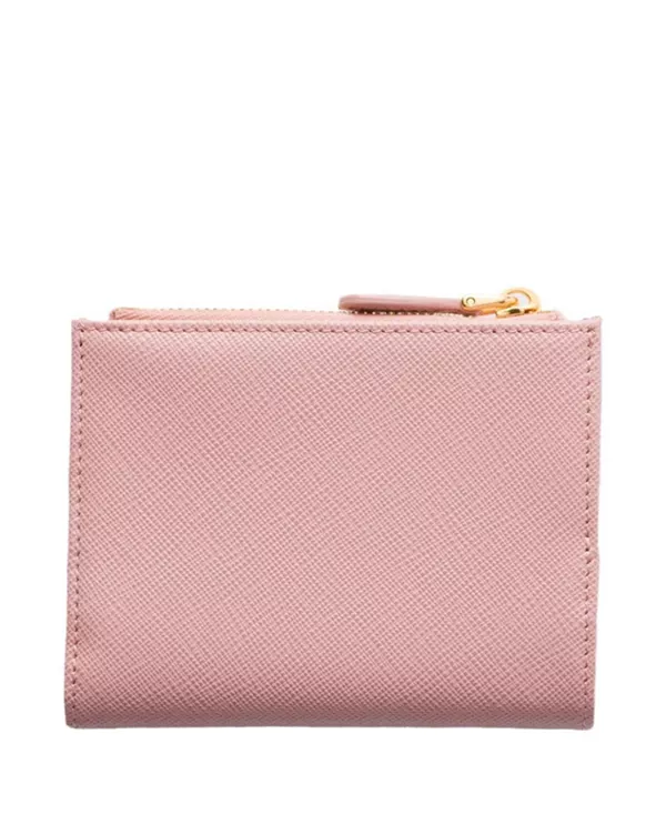 Небольшой кошелек из сафьяновой кожи Prada, розовый — фото 4