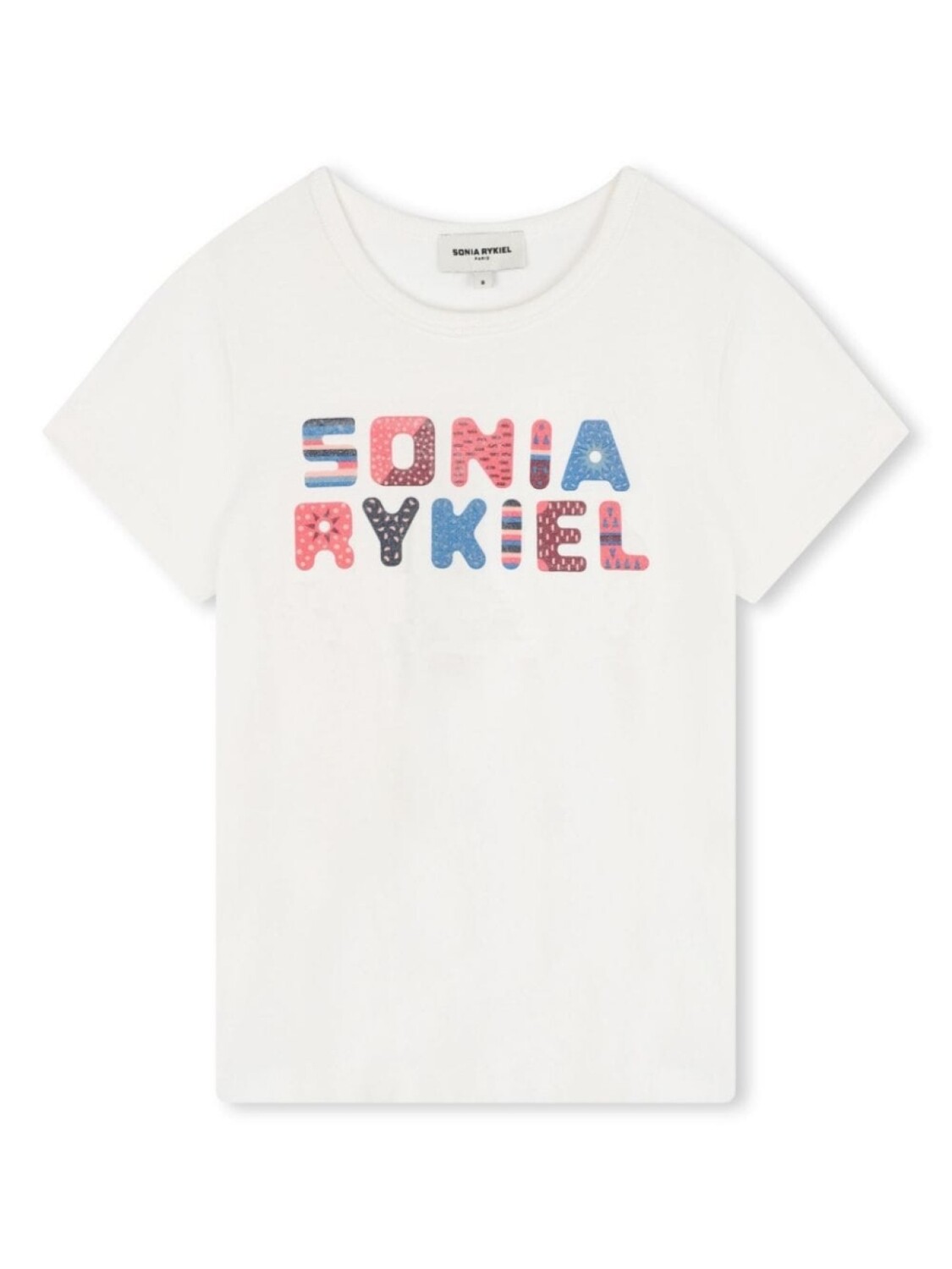 

SONIA RYKIEL ENFANT футболка с логотипом, белый