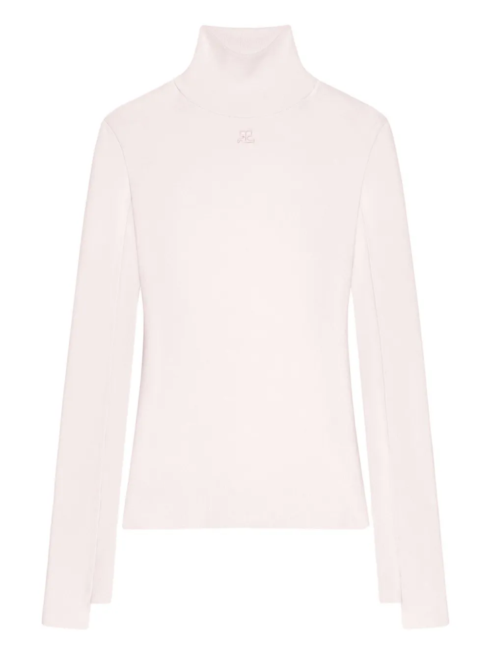 

Свитер с высоким воротником Courrèges, розовый