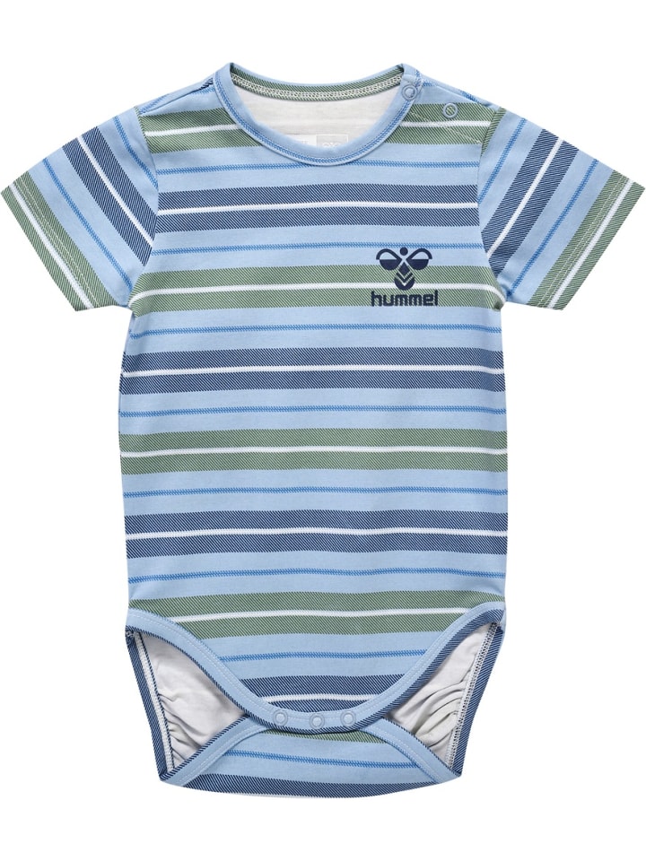 

Комбинезон уличный Hmljan Body S/S синего цвета Hummel