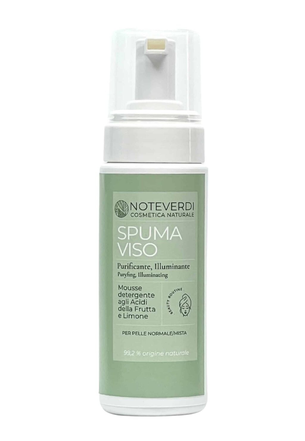 

Очищающее средство Spuma Viso Illuminante NOTEVERDI COSMETICA NATURALE, цвет .