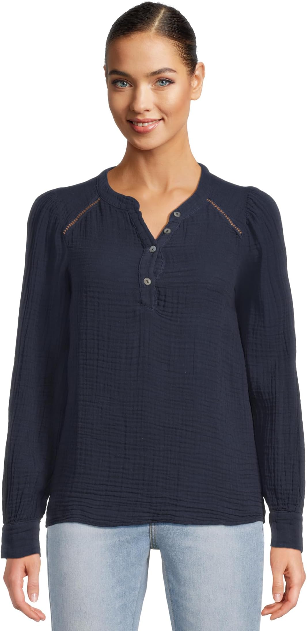 

Топ Michael Stars Kacey Peasant Top, цвет Nocturnal