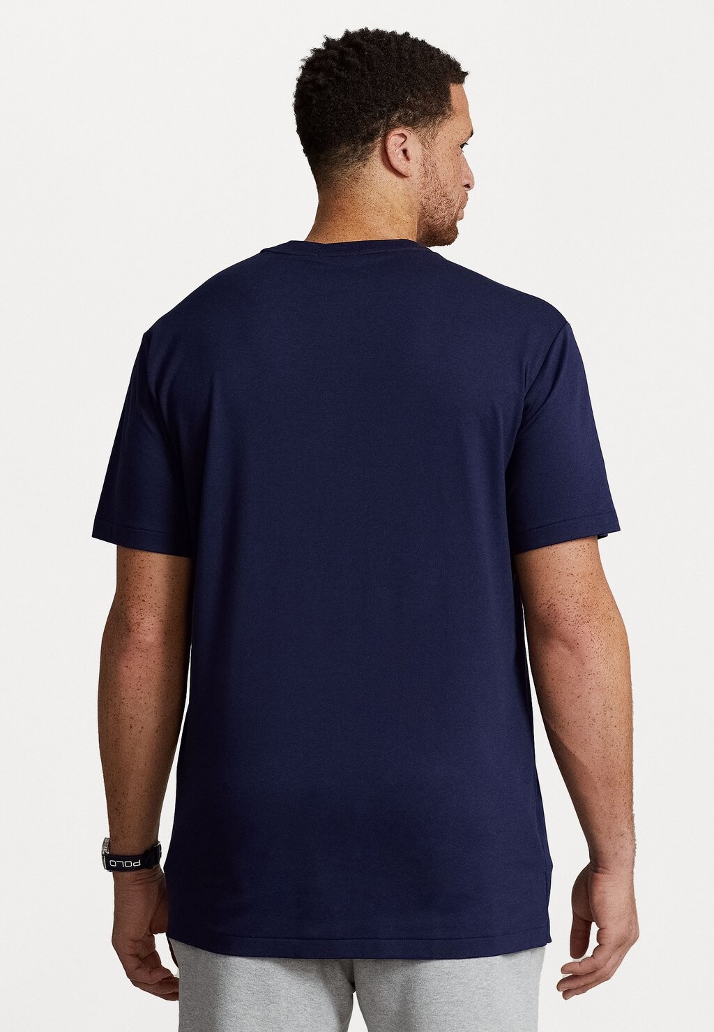 Базовая футболка КОРОТКИЙ РУКАВ Polo Ralph Lauren Big & Tall, изысканный темно-синий цвет — фото 3