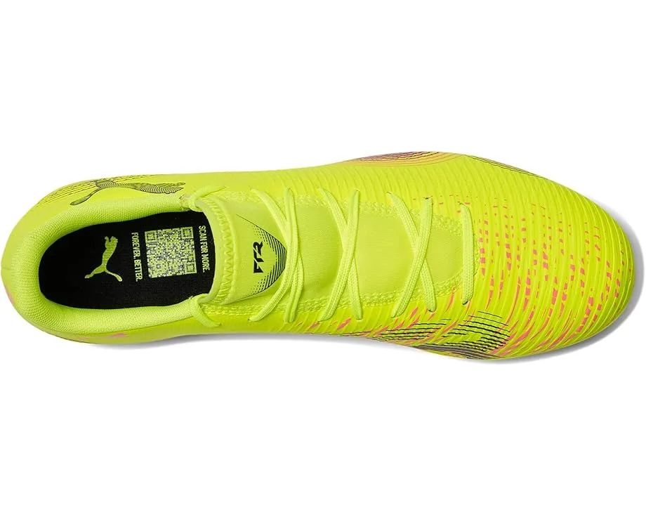 Кроссовки PUMA Future 8 Play Firm, Artificial Ground Soccer Cleats, Yellow Alert-Puma Black-Sun Struck — фото 2