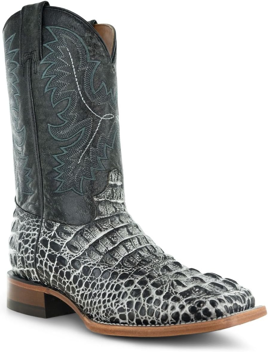 Мужские сапоги Soto Caiman Nuca с квадратным носком H4019 Soto Boots, черный — фото 2