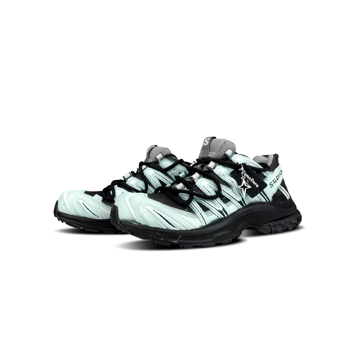 XA PRO 3D Амортизация Поддержка Low top Трейлраннинг Тренировки Беговые кроссовки Unisex Зеленый SALOMON, черный — фото 4