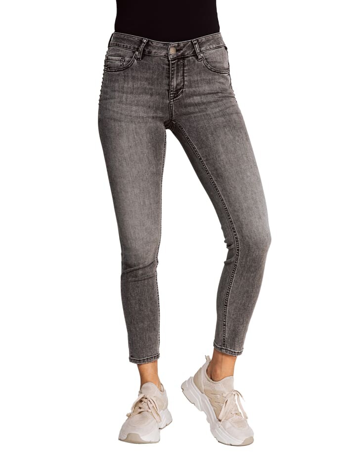 

Тканевые брюки ZHRILL Damen Skinny Jeans Daffy, серый