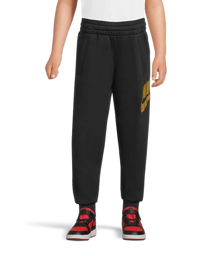 Джоггеры флисовые Sportswear Club Fleece Nike Kids, Black/Metallic Gold