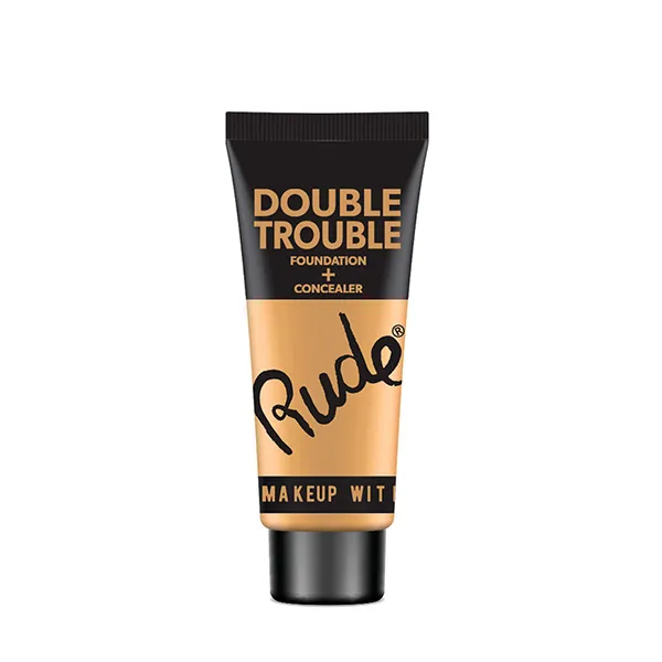 

База под макияж и консилер Double Trouble Foundation Rude, цвет natural