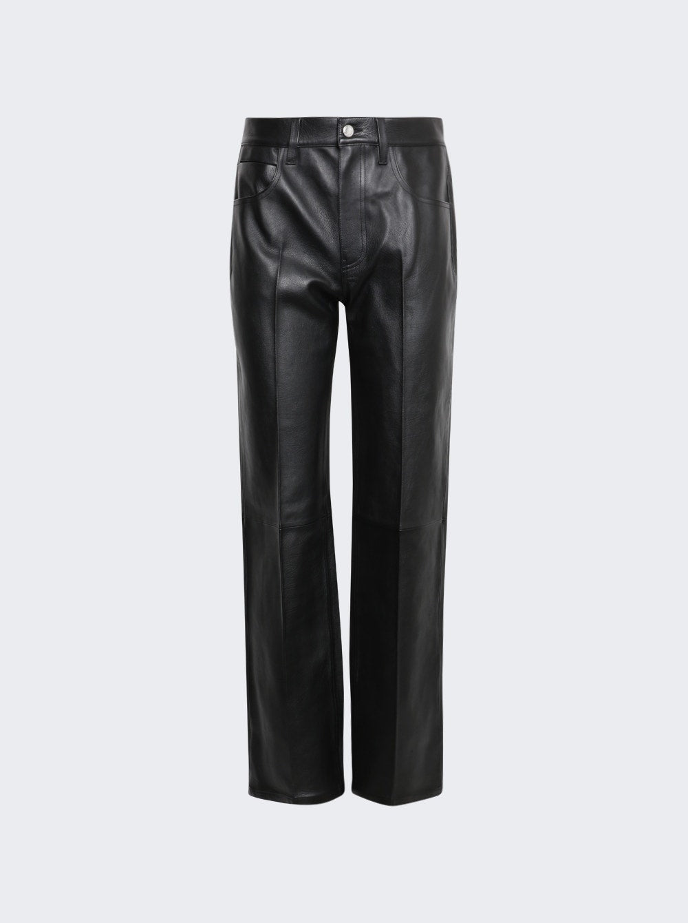 

Свободные прямые брюки средней посадки с пятью карманами, черные alexanderwang