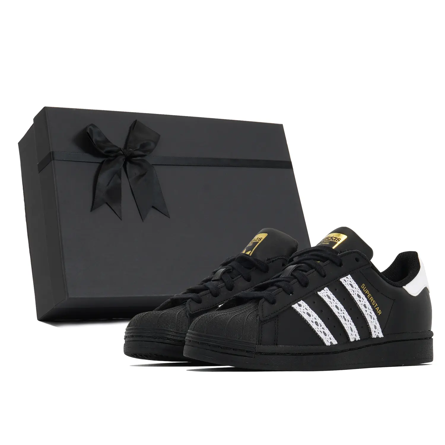 

Adidas Originals Подростковые кроссовки для скейтбординга SUPERSTAR Anti-Kick Cushioning с низким верхом, износостойкие, белые