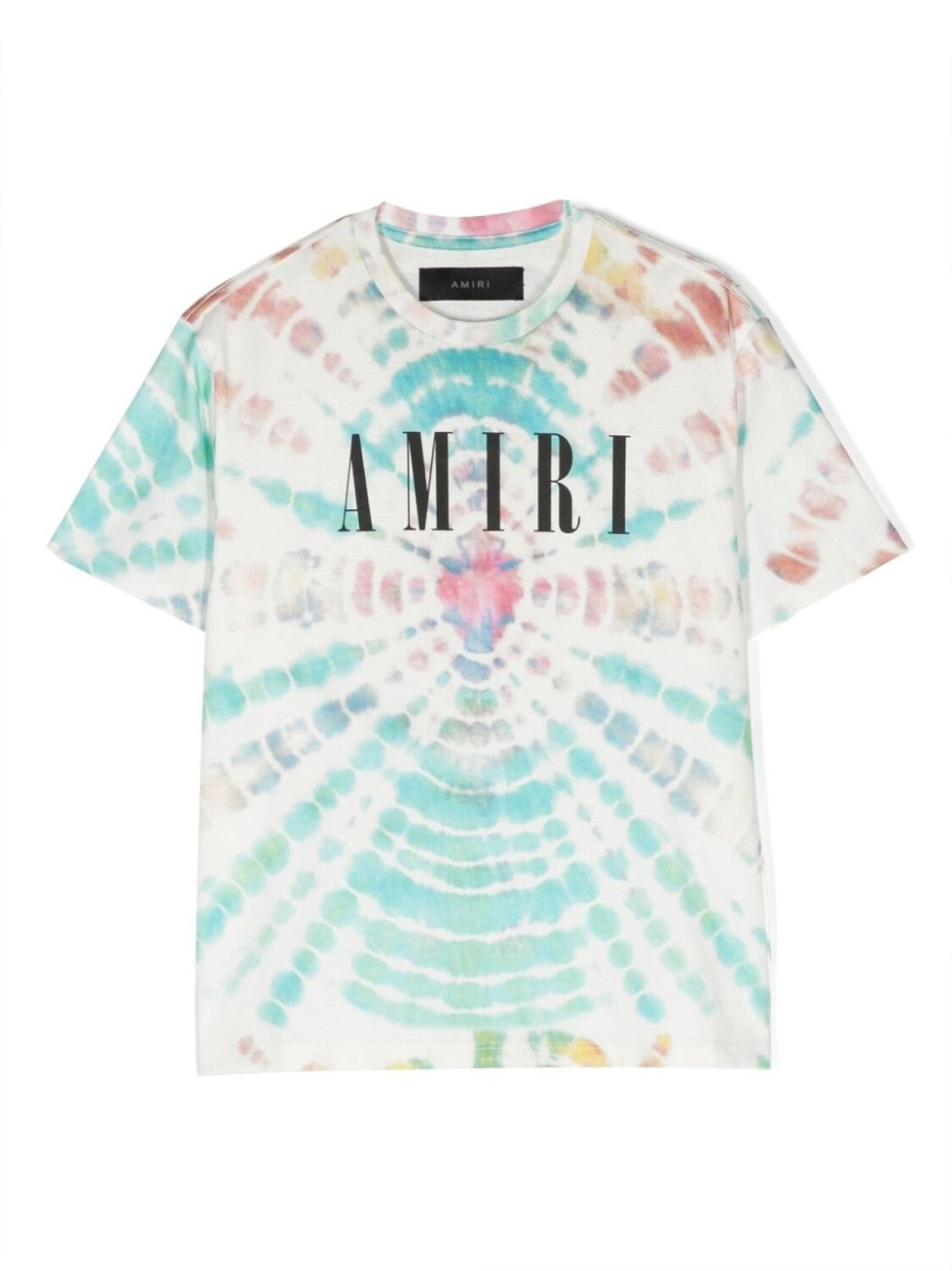 

AMIRI KIDS футболка с принтом тай-дай, белый