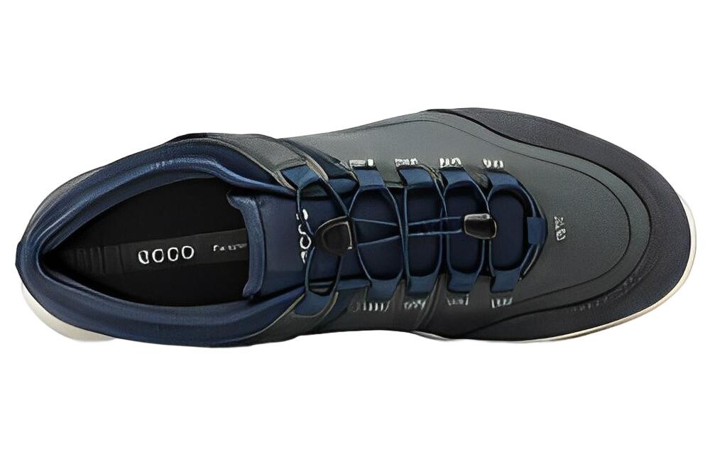 Кроссовки ecco Lifestyle Shoes Men Low-top Ocean Blue, синий — фото 3