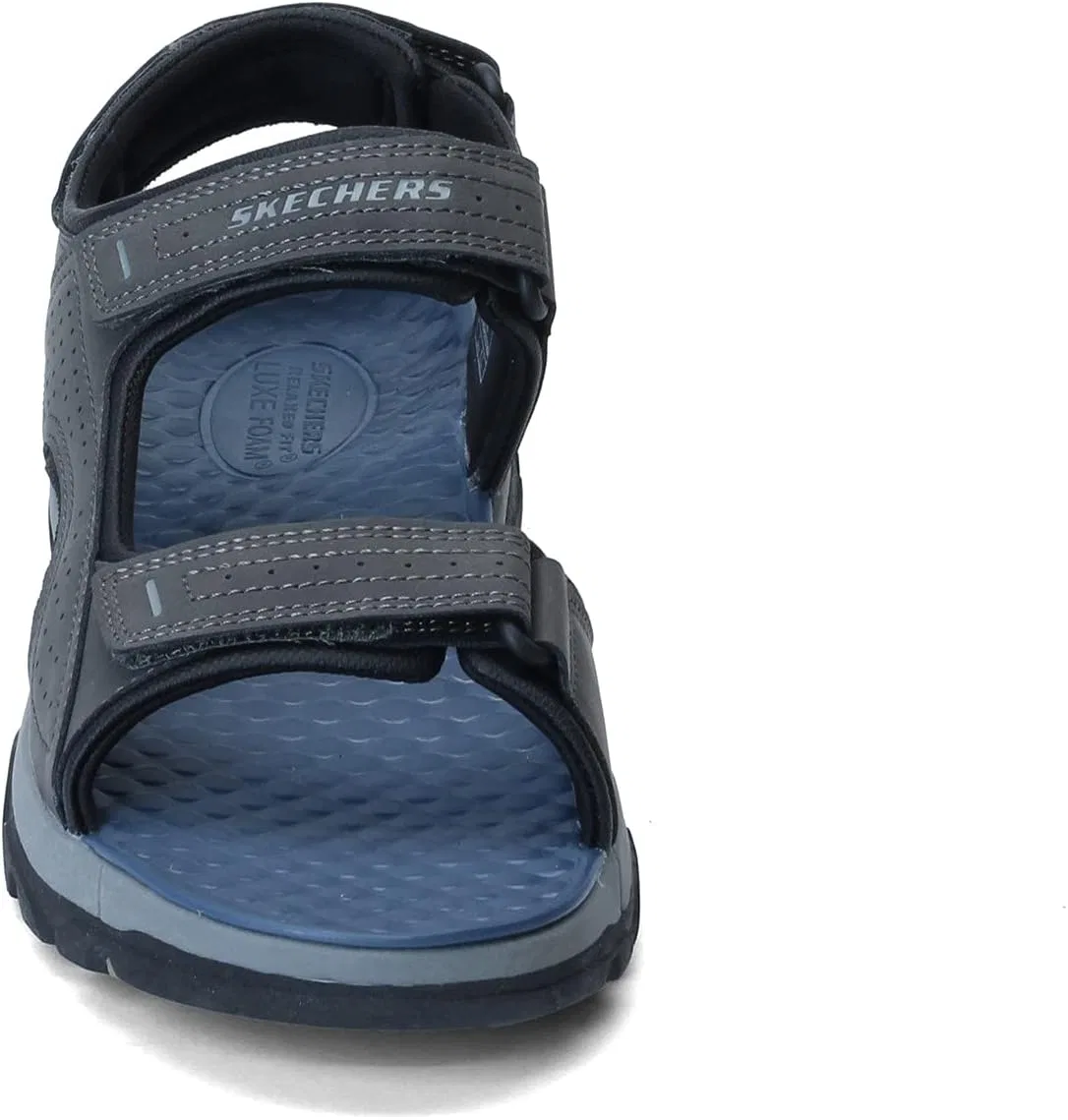 Мужские сандалии Skechers Tresmen-Garo с открытым носком для воды, Charcoal Synthetic — фото 3