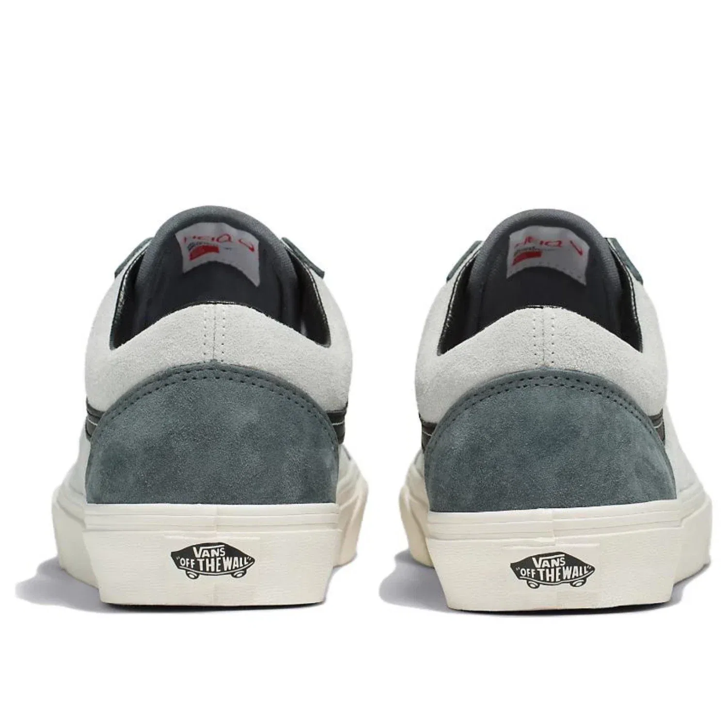 Мужские кроссовки Vans Old Skool Pig VN000CP5G0Z, серые замшевые, на платформе, HTAT171 — фото 3