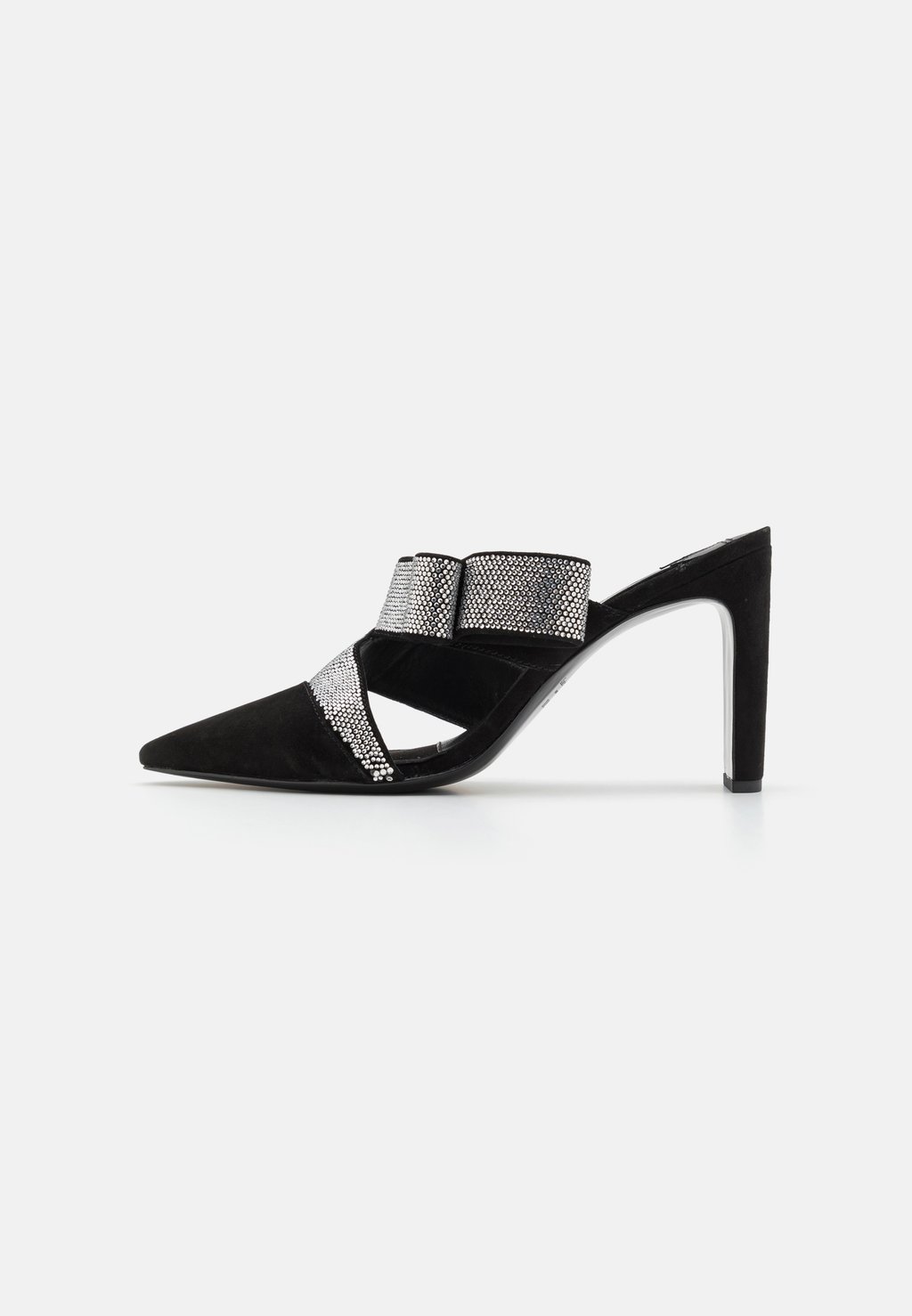 

Тапочки Bianca Heel Pave kate spade new york, цвет black/clear