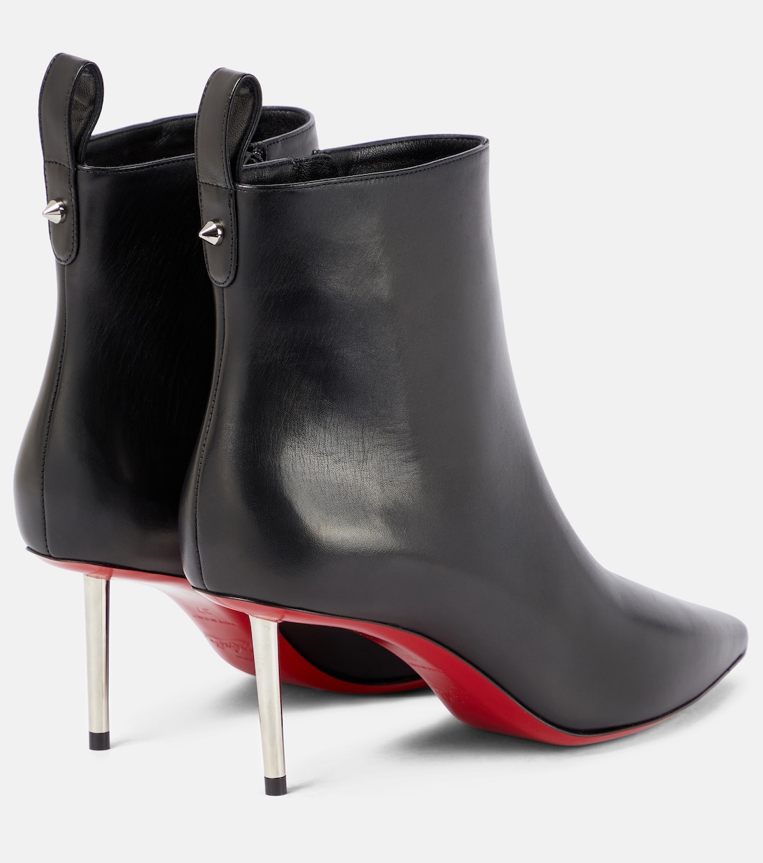 Эпичные кожаные ботинки до щиколотки Epic 70 Christian Louboutin, Black/Nickel — фото 3