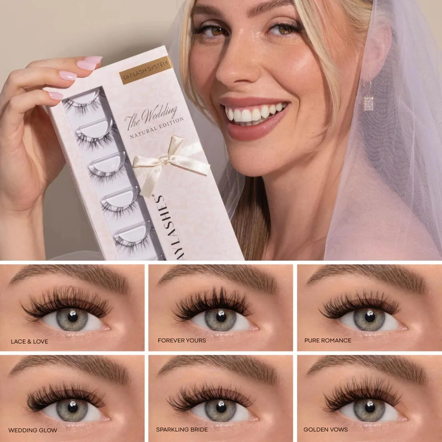 Набор для наращивания ресниц «The Wedding Natural Edition» от AYLASHES Aylashes — фото 2