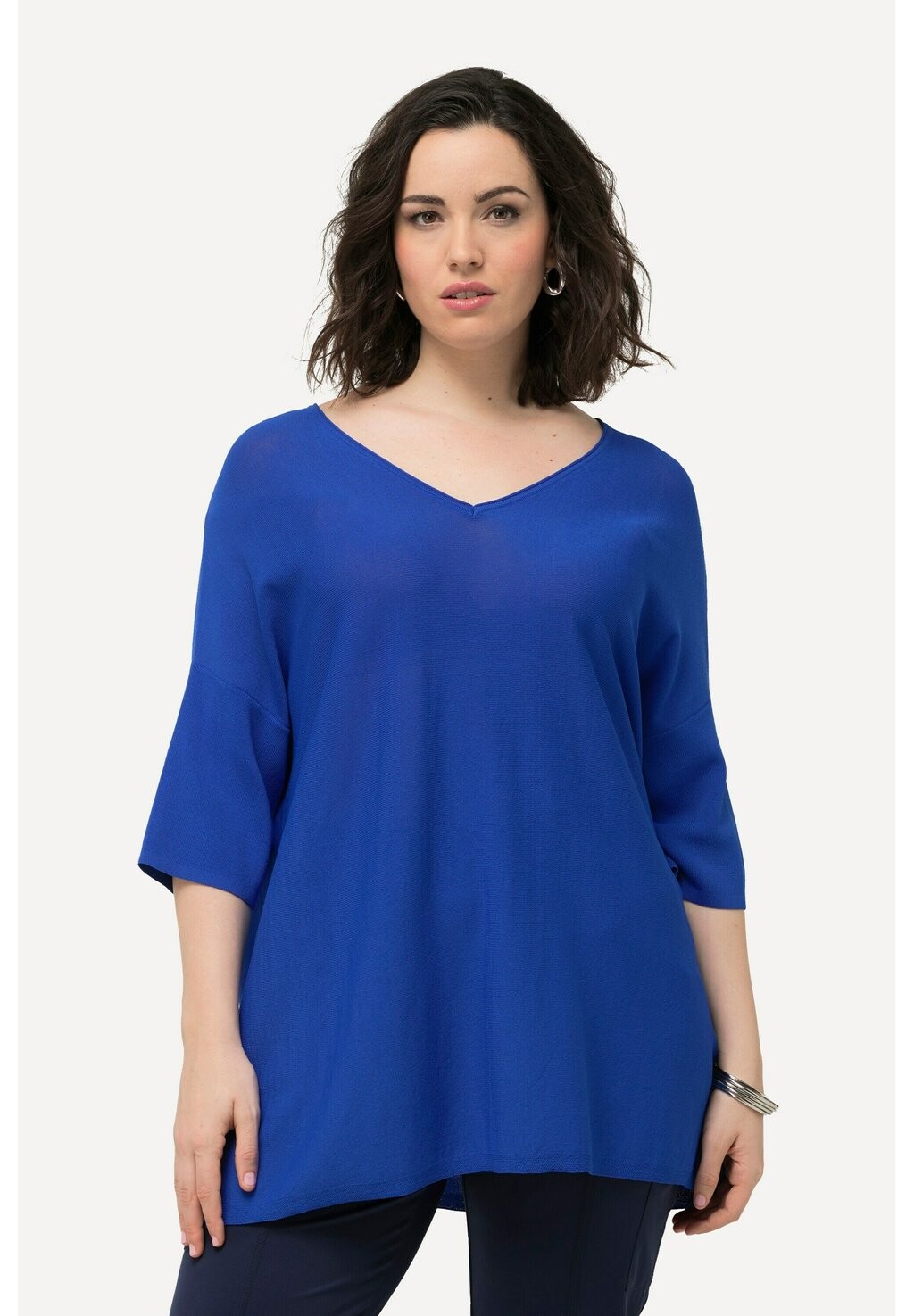 

Джемпер Ulla Popken, сине-серый