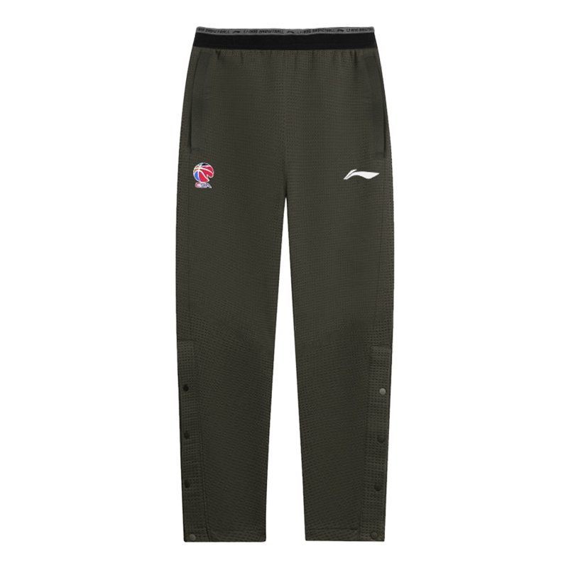 

Трикотажные спортивные брюки LiNing CBA Collection Unisex цвета обсидиановый серый