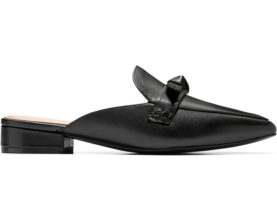 Лоферы Cole Haan Piper Bow Mule, цвет Black Leather — фото 4