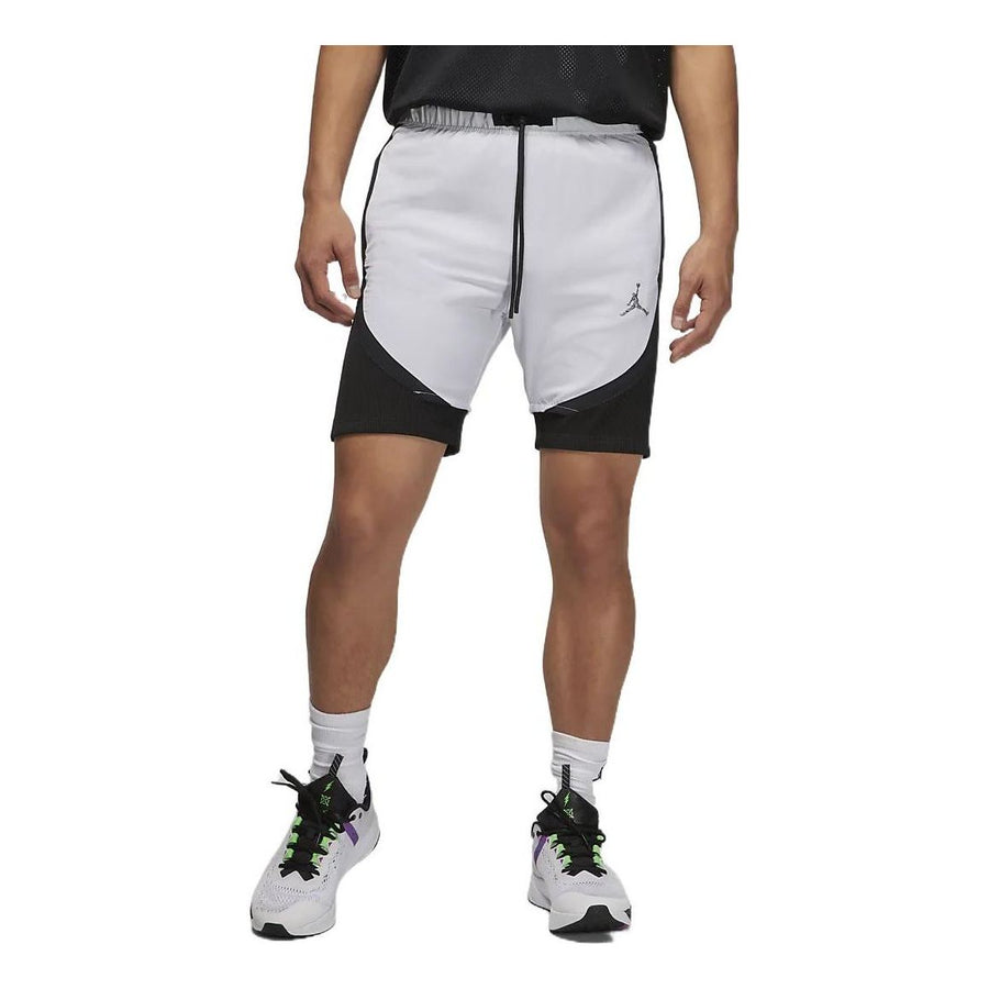 

Спортивные шорты Men's Air Jordan Logo Micro Mark Lacing Colorblock Casual Gray Shorts, серый