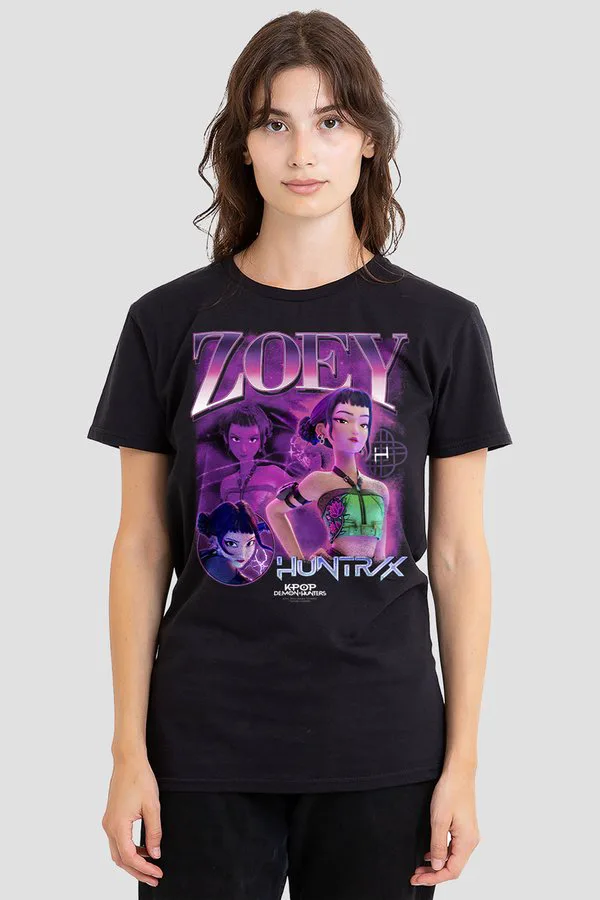 

Kpop охотники на демонов хантрикс хантр/х зои бутлег принт футболка Netflix, Black, Черный, Kpop охотники на демонов хантрикс хантр/х зои бутлег принт футболка Netflix, Black