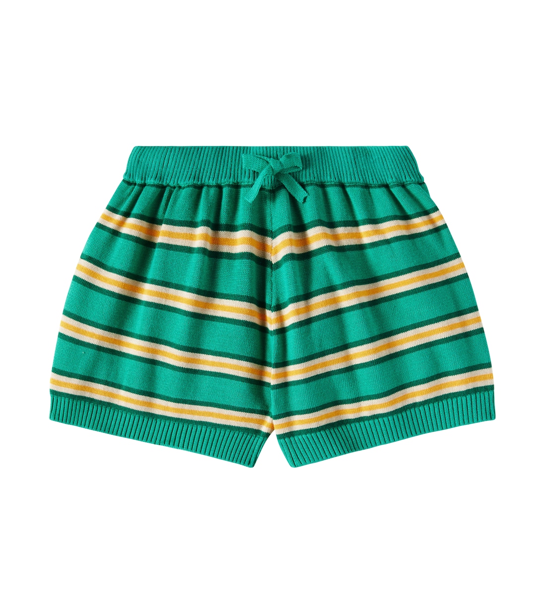 

Полосатые хлопковые шорты Tinycottons, Emerald